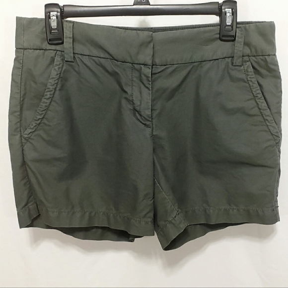 J. Crew Sz 4 Khaki Green  Shorts EUC - Picture 8 of 9